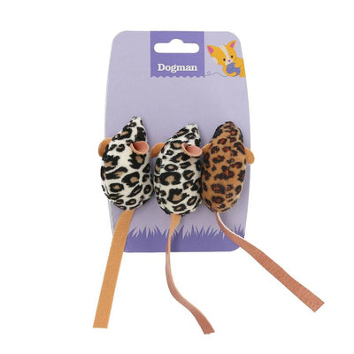 Dogman Kattleksak Safarimus 3p Beige