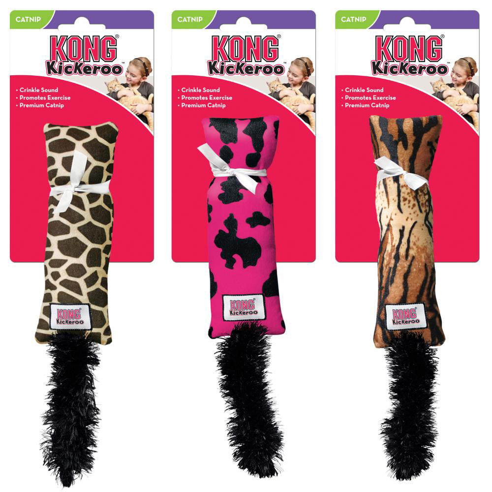 Kong Kattleksak Kickeroo Safari Mix