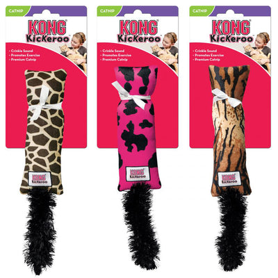 Kong Kattleksak Kickeroo Safari Mix