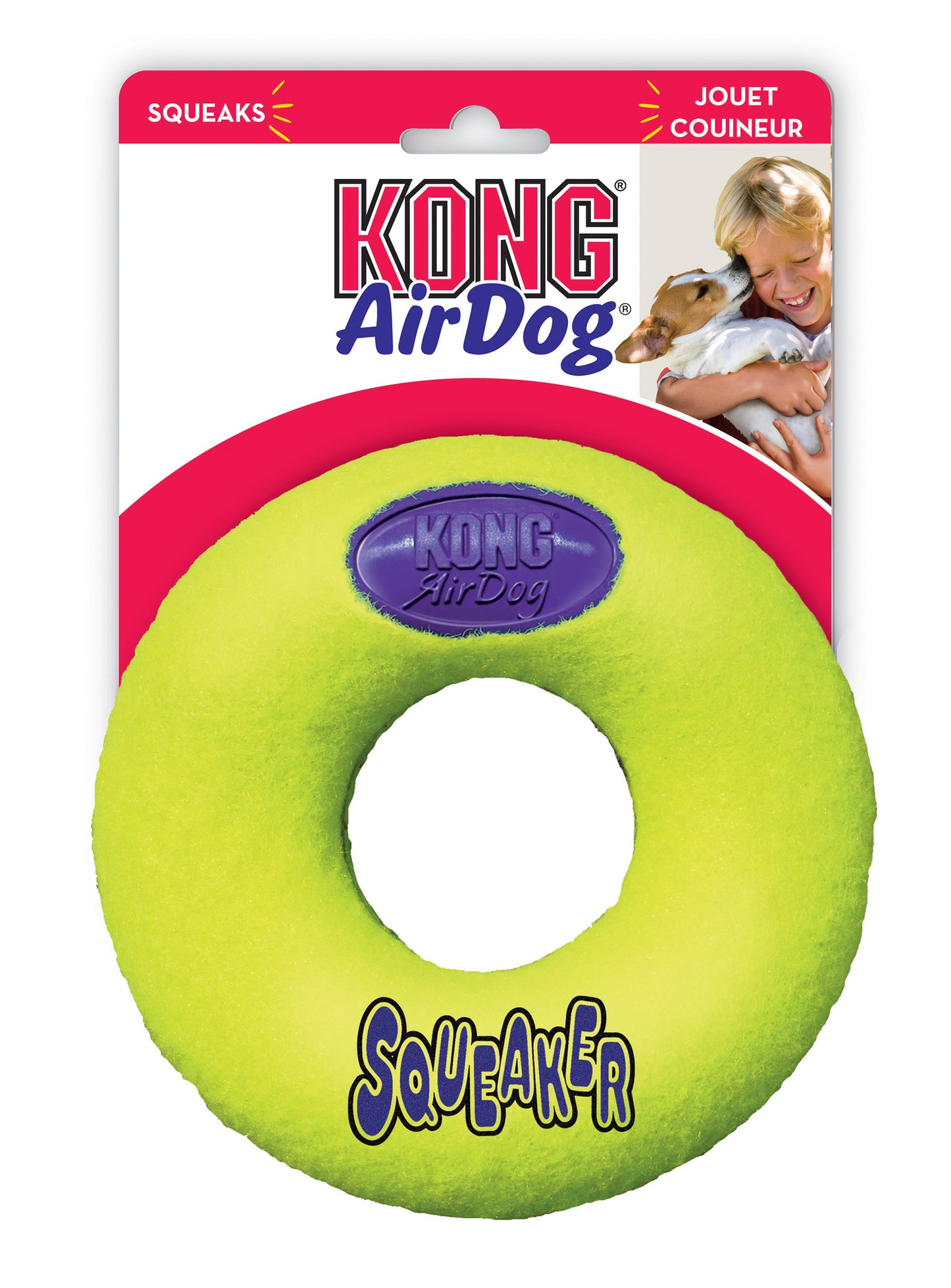 Kong Leksak AirDog Donut Gul M
