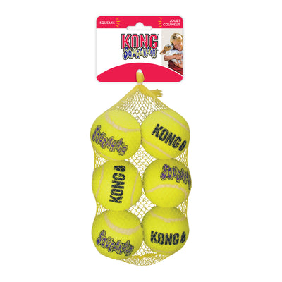 Kong Leksak SqueakAir Balls 6p Gul M