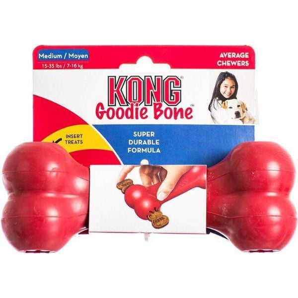 KONG Goodie Bone Röd M Hundleksak