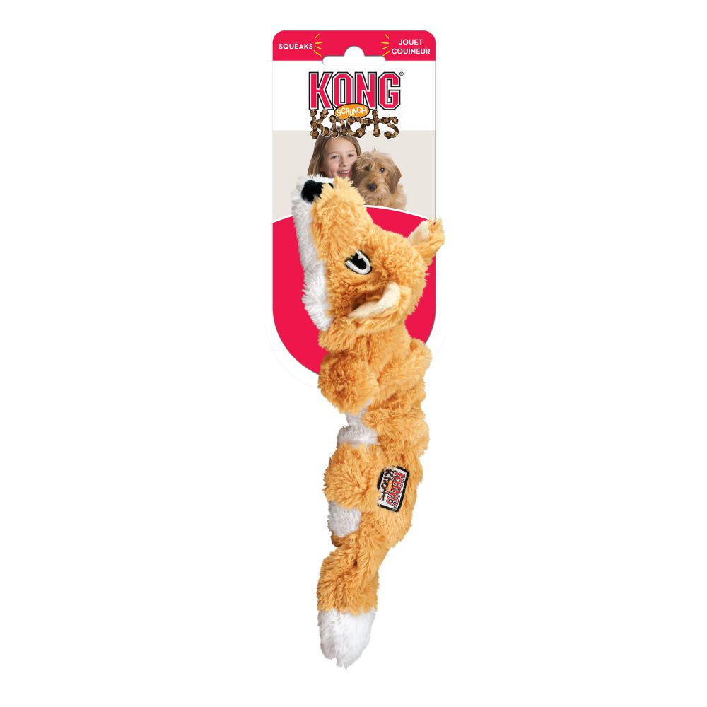 Kong Leksak Scrunch Knots Fox Orange M/L