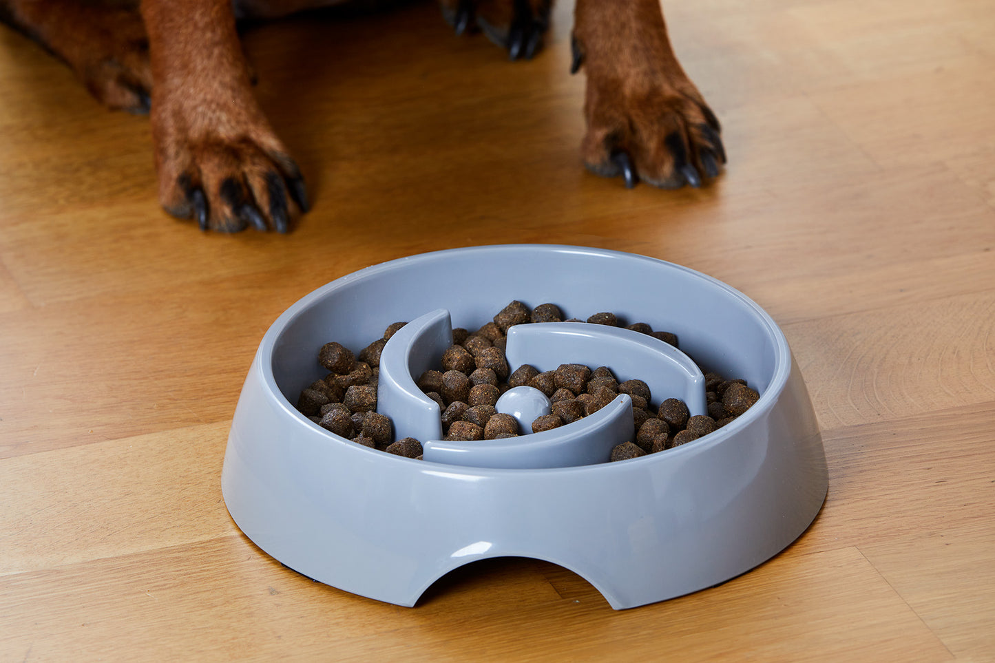 Dogman Matskål Alva Slow Feed Grå M 500ml