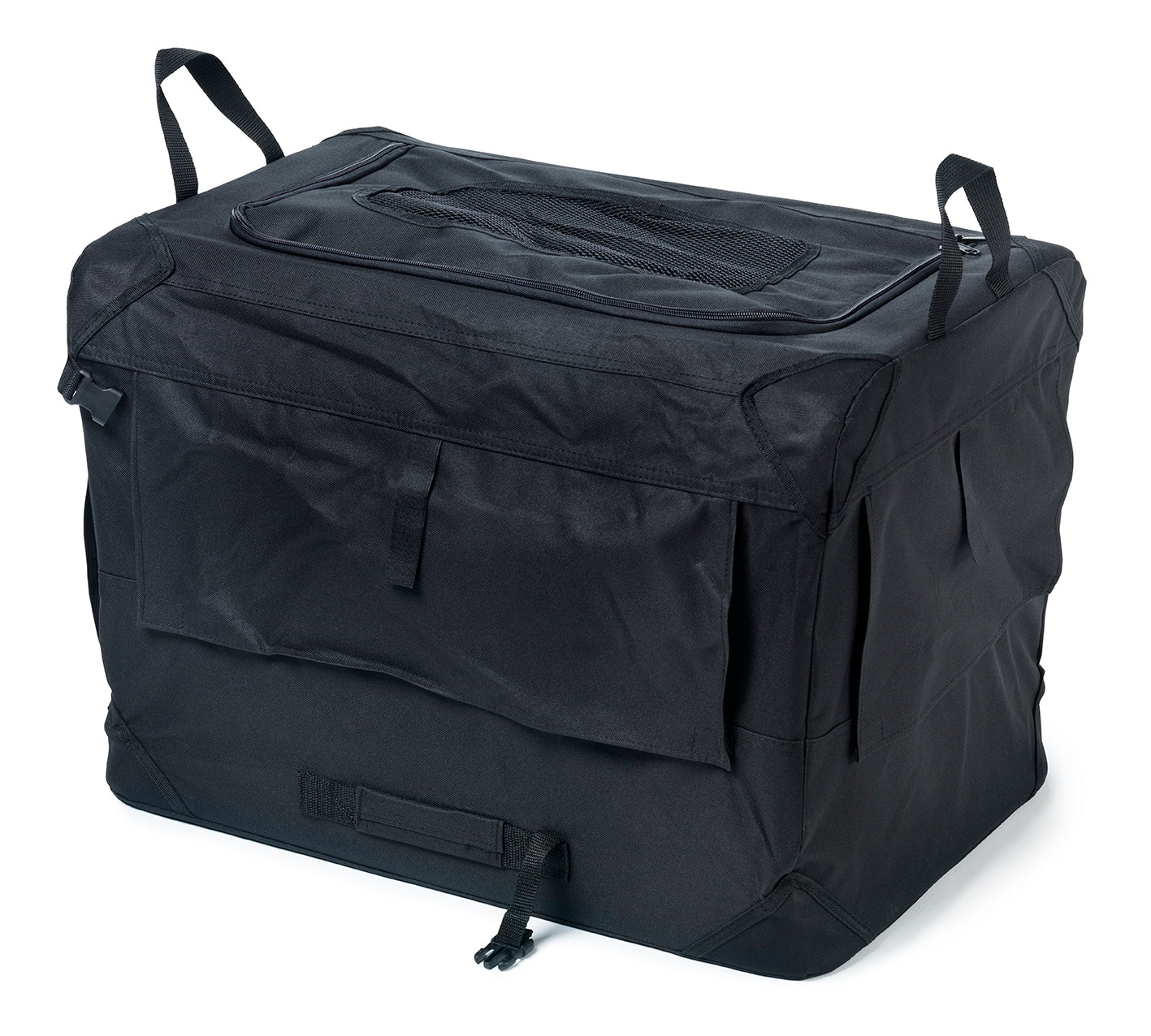 Dogman Pet Canvas Crate Milou Black 60x42x42cm
