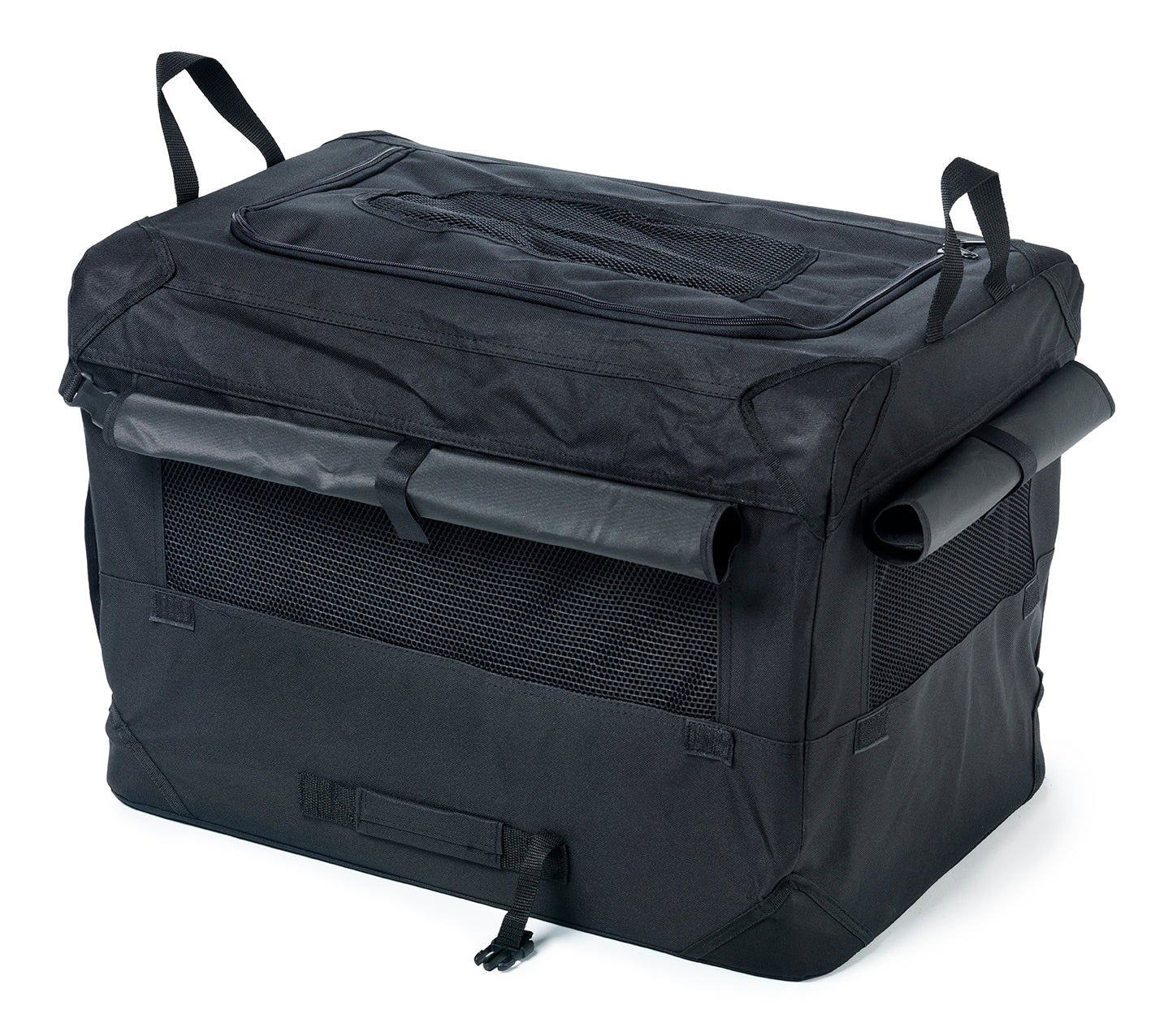 Dogman Pet Canvas Crate Milou Black 60x42x42cm