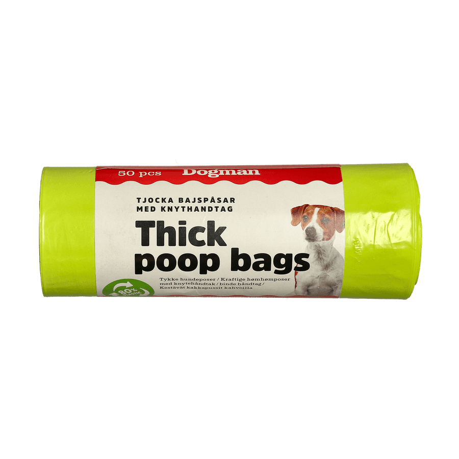 Dogman Bajspåsar med handtag 50p