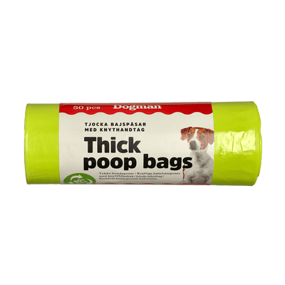 Dogman Bajspåsar med handtag 50p