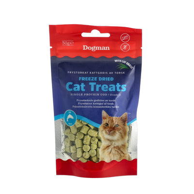 Dogman Freeze Dried Cod Kattgodis 30g
