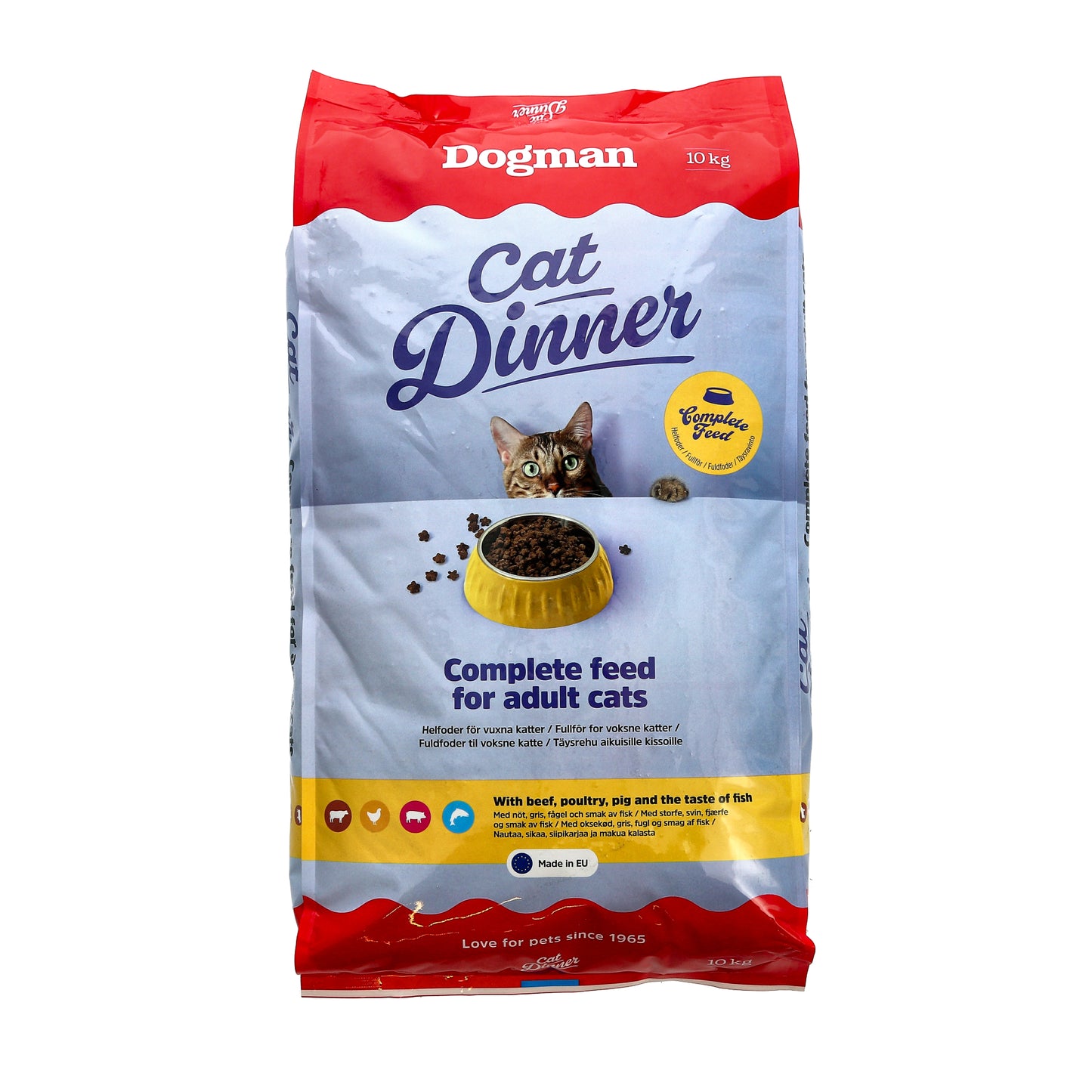 Dogman Dinner Torrfoder för katt 10kg