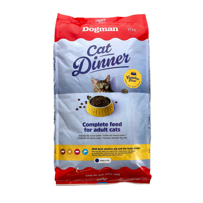 Dogman Dinner Torrfoder för katt 10kg
