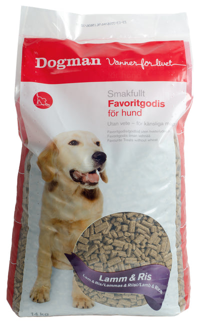 Dogman Favoritgodis Lamm & Ris 14kg