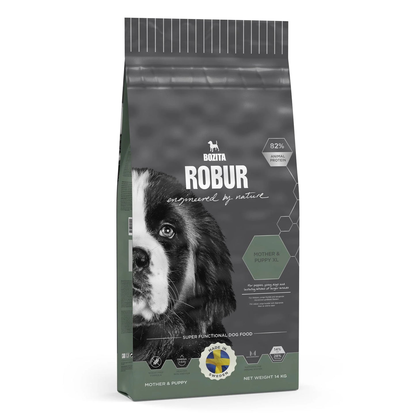 Bozita Robur Mother & Puppy XL – Torrfoder 14 kg