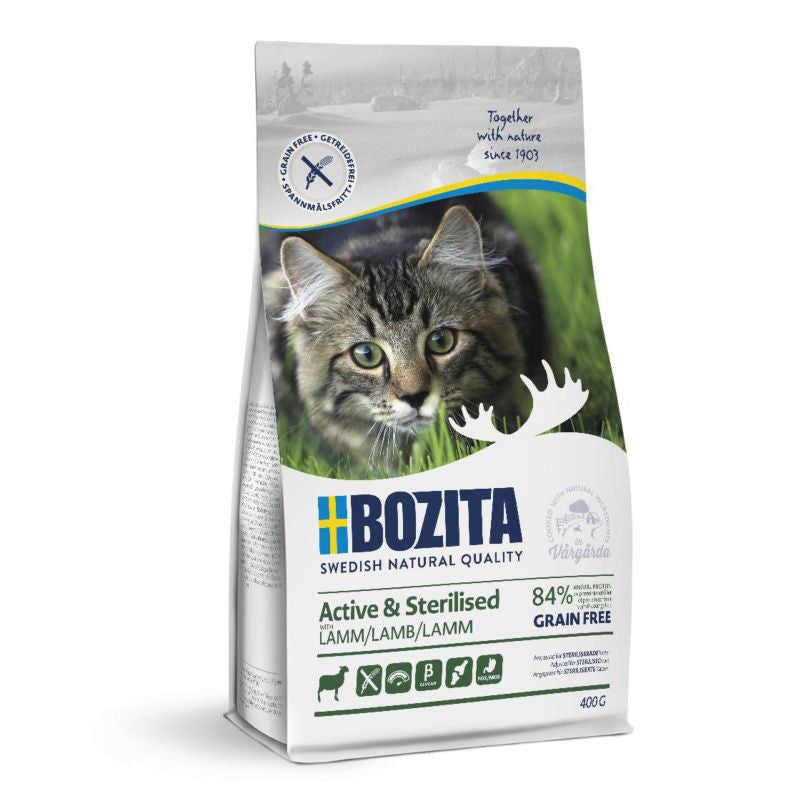Bozita Active Sterilised Grain Free Kattmat Lamm 400g