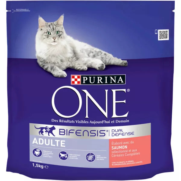 PURINA ONE Adult Lax & fullkorn 1,5kg