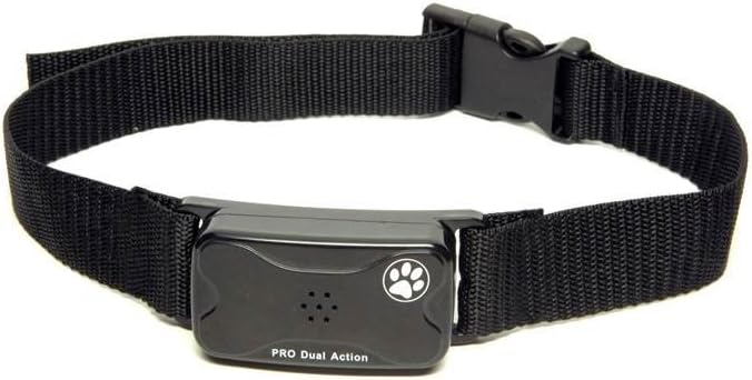 Pet Tag Pro No Bark Collar Black Large