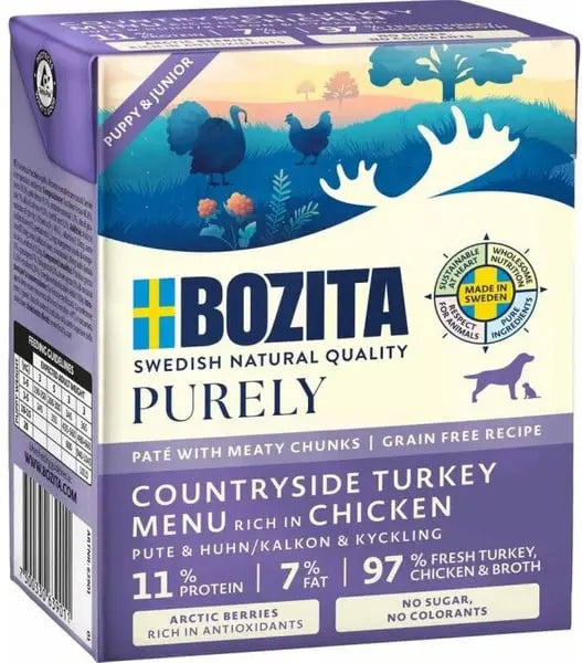 Bozita Purely Puppy Kalkon & Kyckling 370g