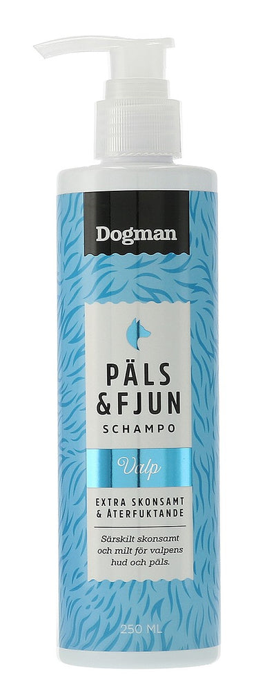 Dogman Päls & Fjun Valp Hundschampo 250ml