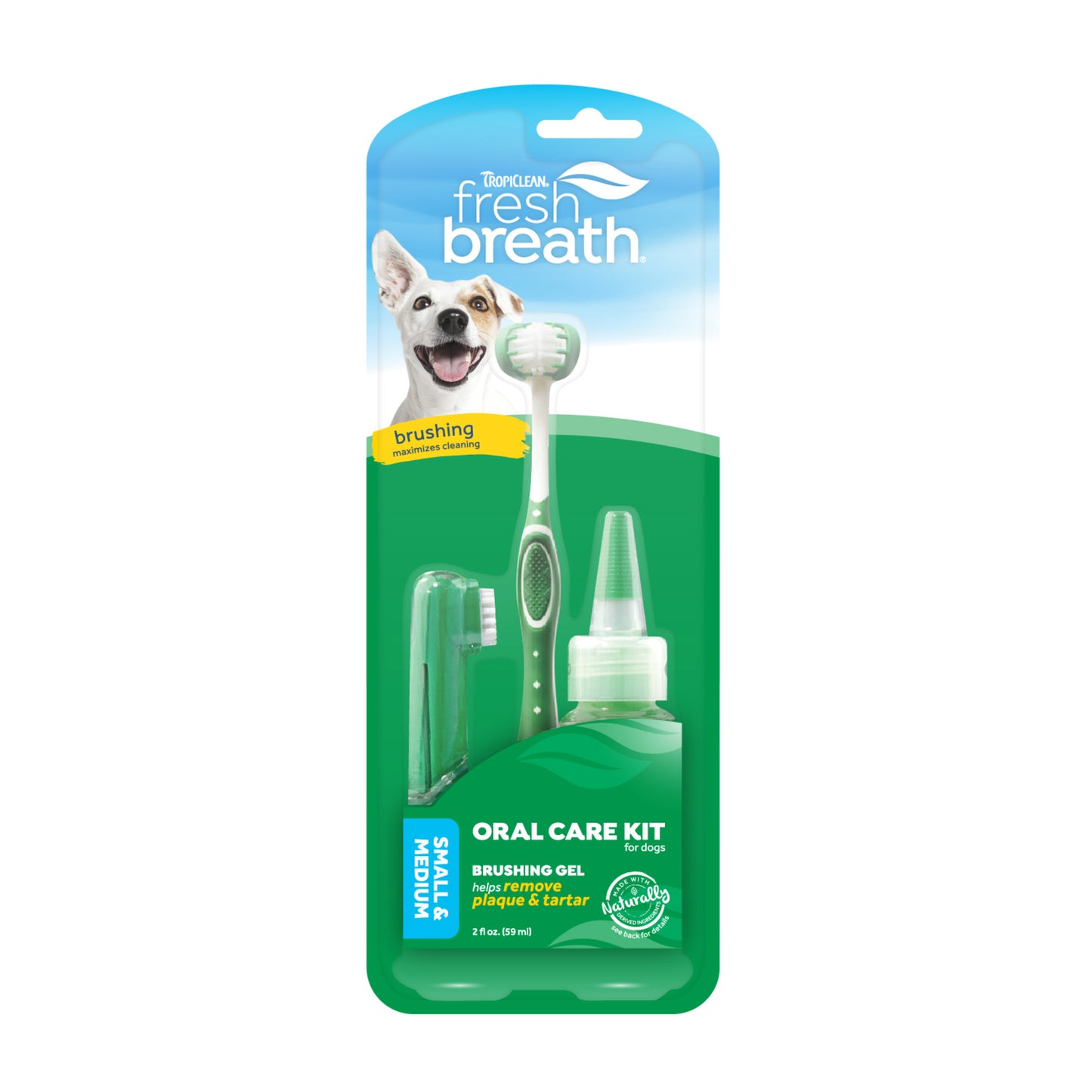 TropiClean Oral Care Fresh Breath Kit S/M