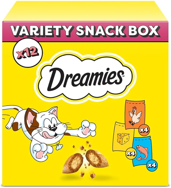 Dreamies Kattgodis Mix, 60 g x 12 stycken