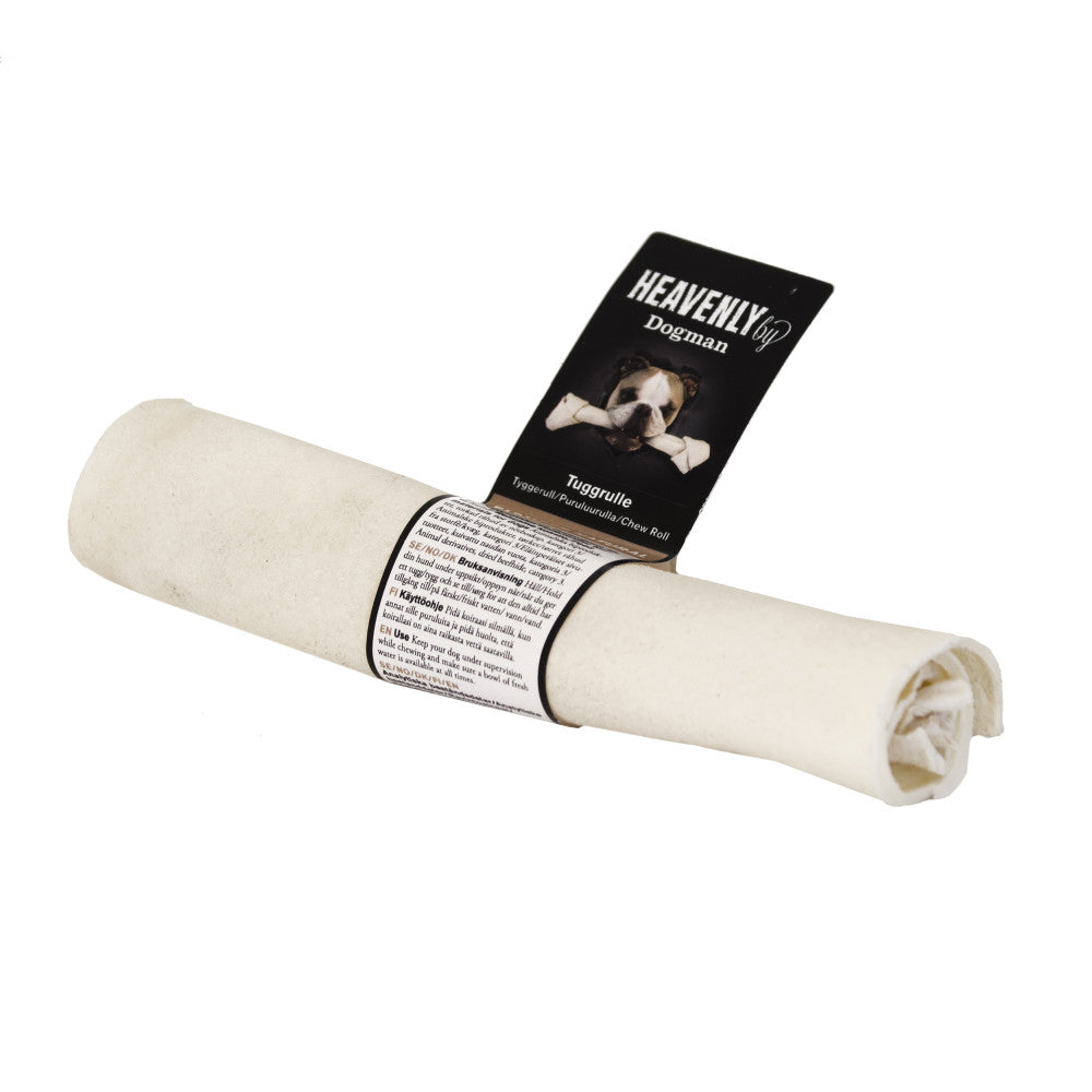 DOGMAN Selected Tuggrulle Natur Vit 15-17,5cm