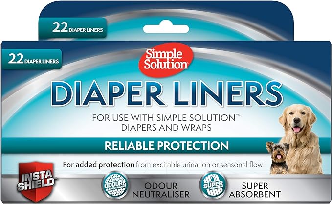 Simple Solution Engångshundblöjfoder, Ultra Absorbency, 22 pack