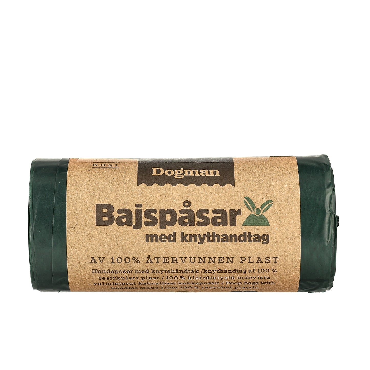 Dogman Bajspåsar av 100% återvunnen plast 60p