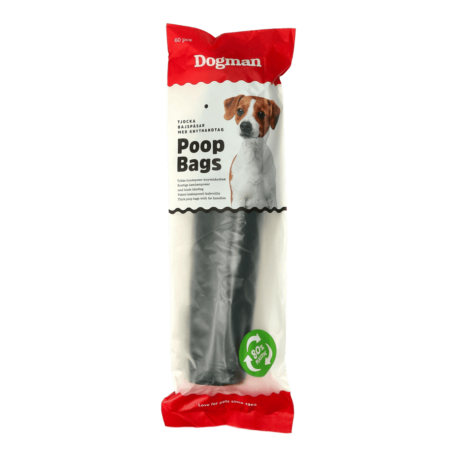 Dogman Bajspåsar med handtag 60p