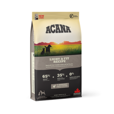 Acana Light & Fit Recipe Torrfoder för hund 11,4kg