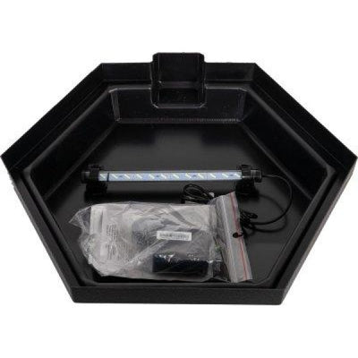 Akwaland LED-Armatur Svart 31-35 cm för 30L Akvarium
