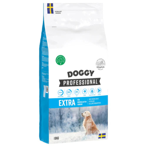 Doggy Professional Extra – Torrfoder 18 kg
