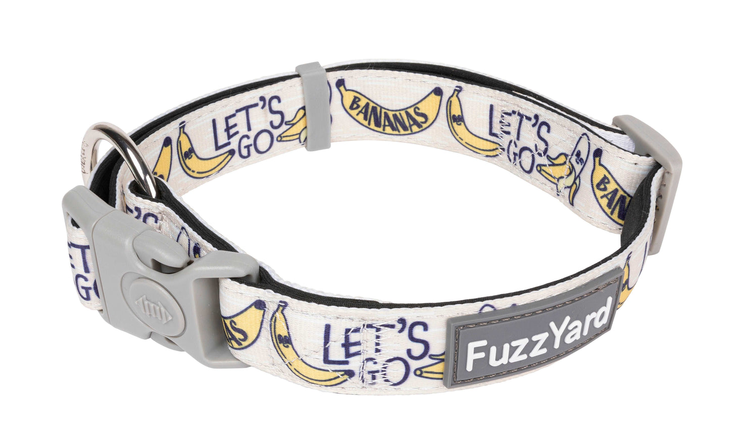 FuzzYard Go Bananas Hundhalsband