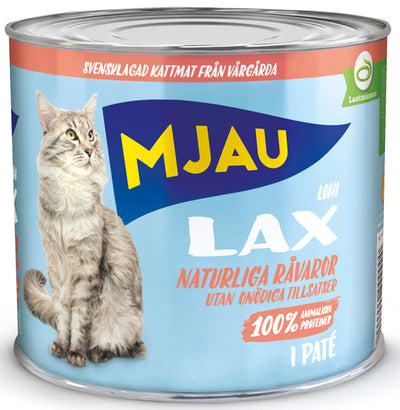 Mjau våt lax 635g