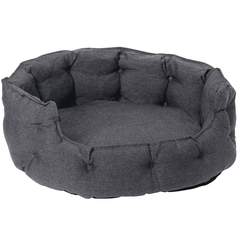 Dogman Bädd Classy Memory foam oval Grå