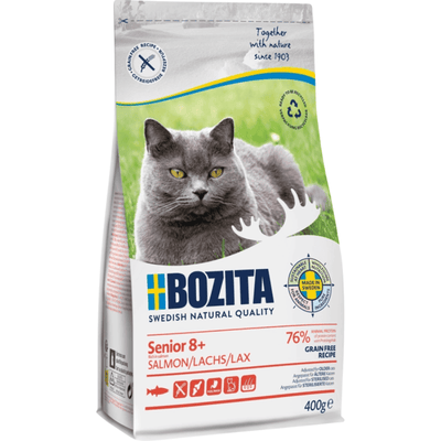 Bozita Senior 8+ Lax Spannmålsfritt Kattfoder 2 kg