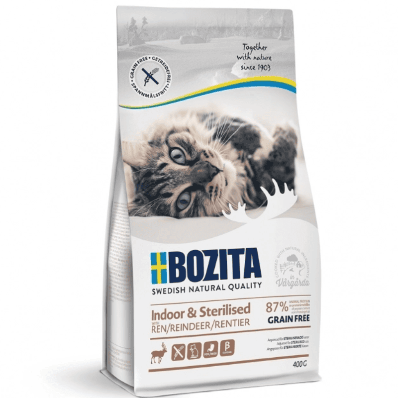 Zooi Indoor & Sterilised Reindeer Grain Free Kattmat 1.5kg