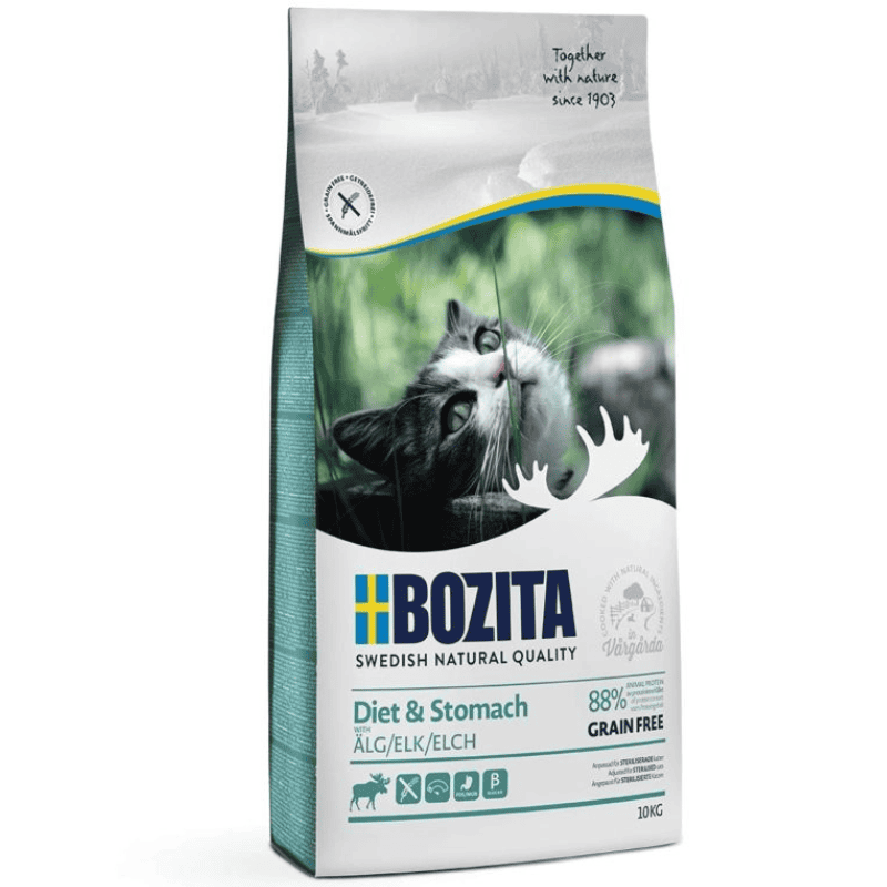 Bozita Diet & Stomach Älg Torrfoder Katt 2kg