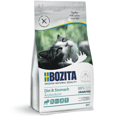 Bozita Diet & Stomach Älg Torrfoder Katt 2kg