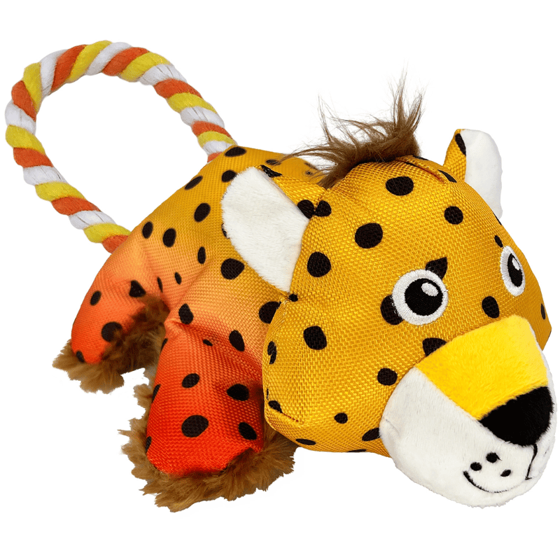 KONG Cozie Tuggz Cheetah Hundleksak