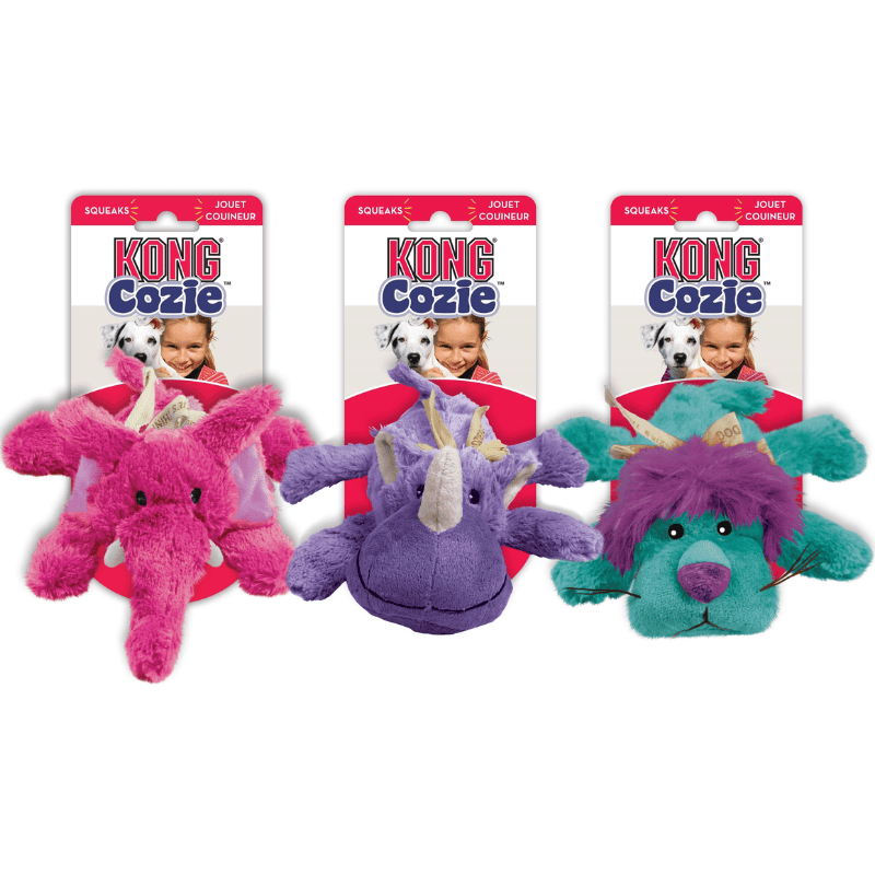 KONG Cozie Brights Mjukdjur Hund Leksak