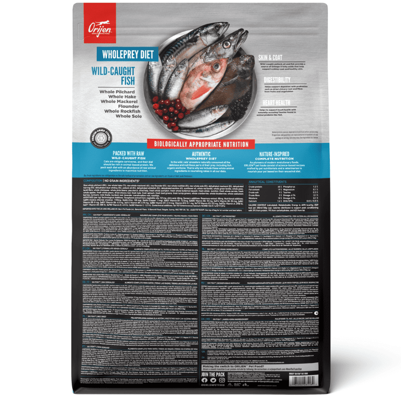 Orijen - Six Fish Torrfoder till katt