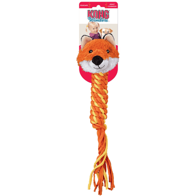 KONG Winder Fox Hundleksak i Bomullsrep