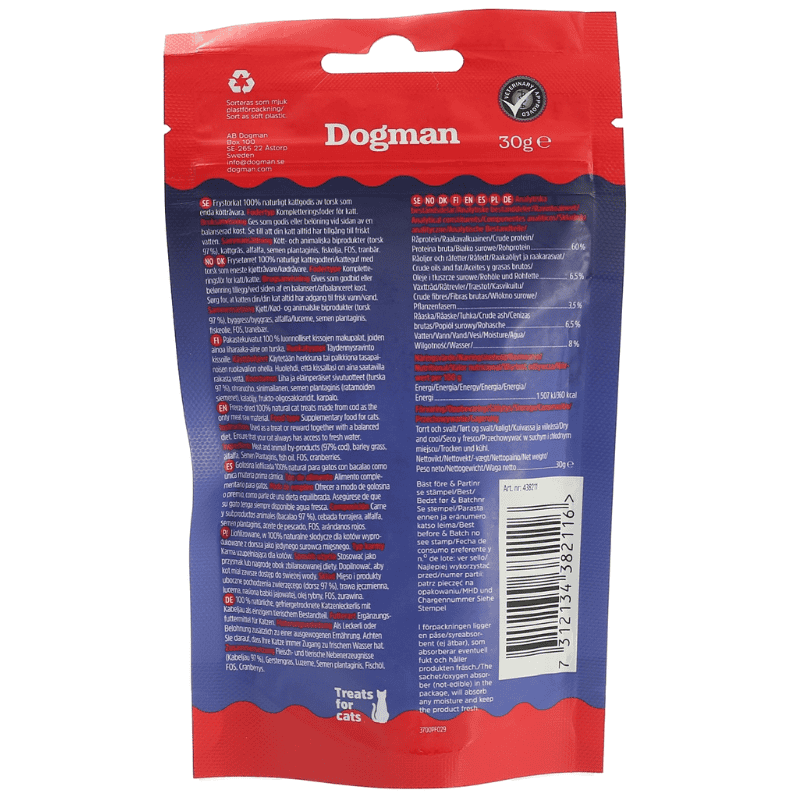 Dogman Freeze dried Cod