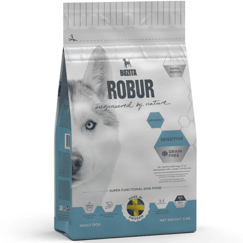 Bozita Robur Sensitive Grain Free Ren Hundfoder 12kg