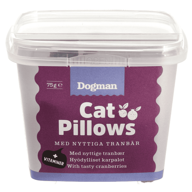 Dogman Pillows kyckling tranbär