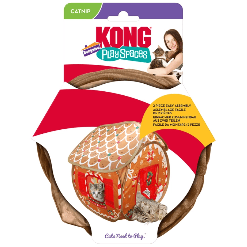 KONG Holiday Play Spaces Bungalow Gingerbread