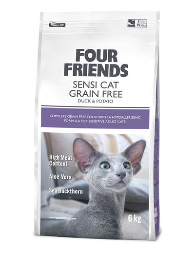 FourFriends Sensitive Grain Free Kattmat 6kg