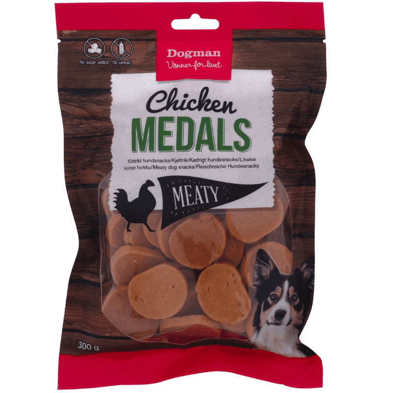 Meaty Kycklingmedaljer Hundgodis 100g