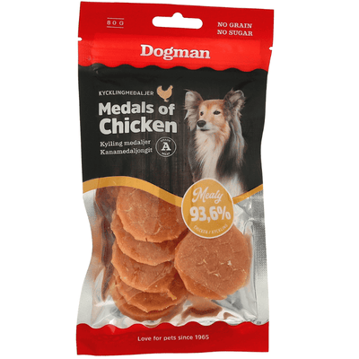 Meaty Kycklingmedaljer Hundgodis 100g