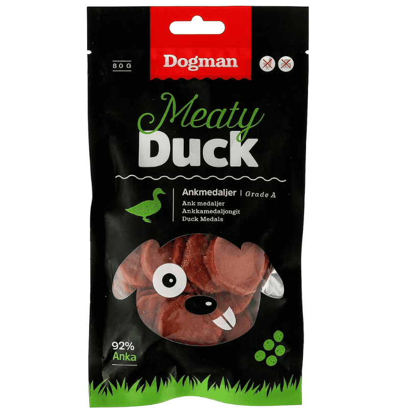 Meaty Ankmedaljer Hundgodis 100g